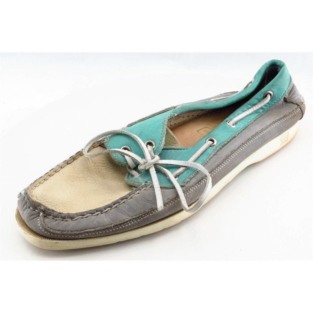 Dexter Size 9.5 M Blue Boat Shoe Leather Women Shoes